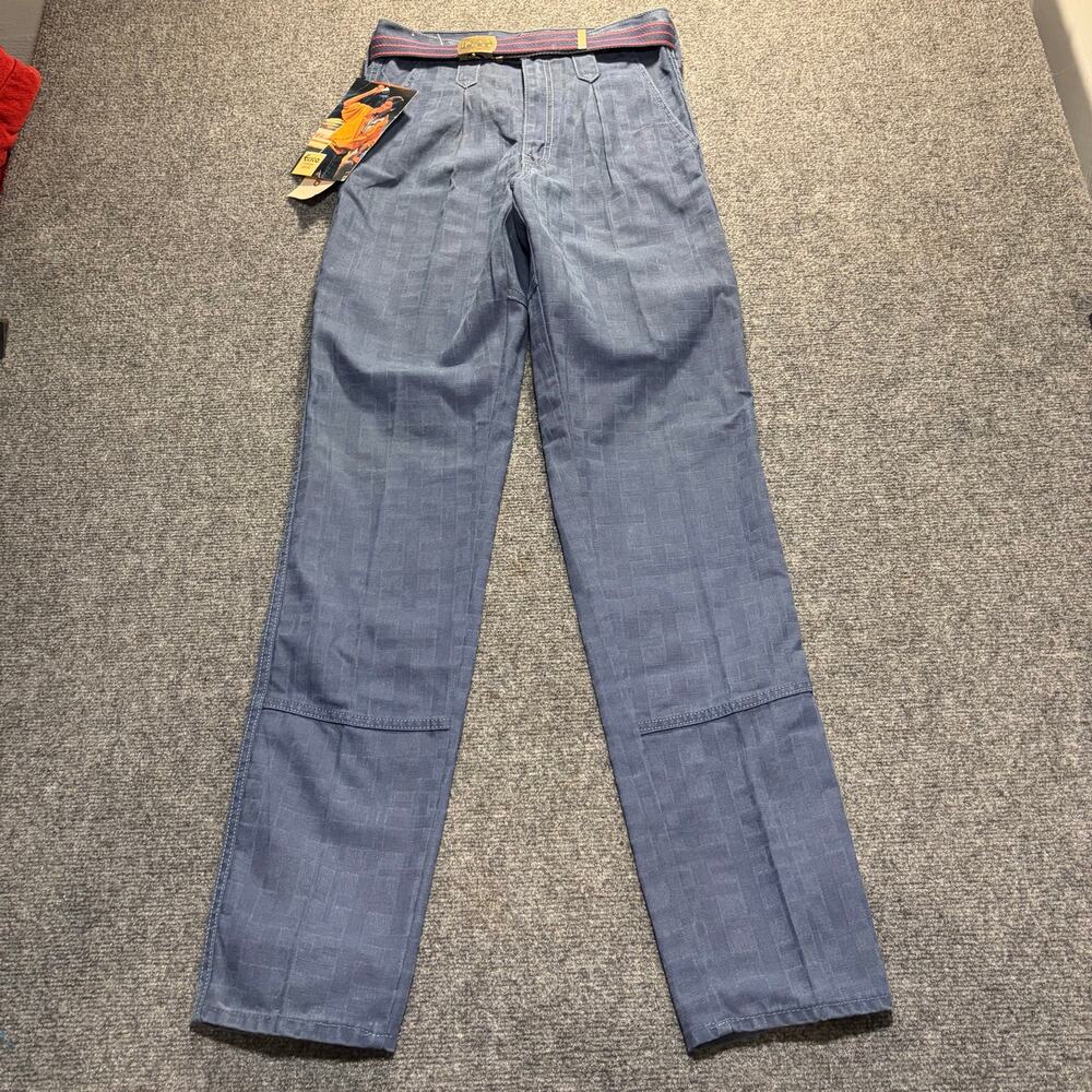 Vintage Ecico Fashion Jeans Women 29 Blue Straight Leg Retro Denim Pants New NWT